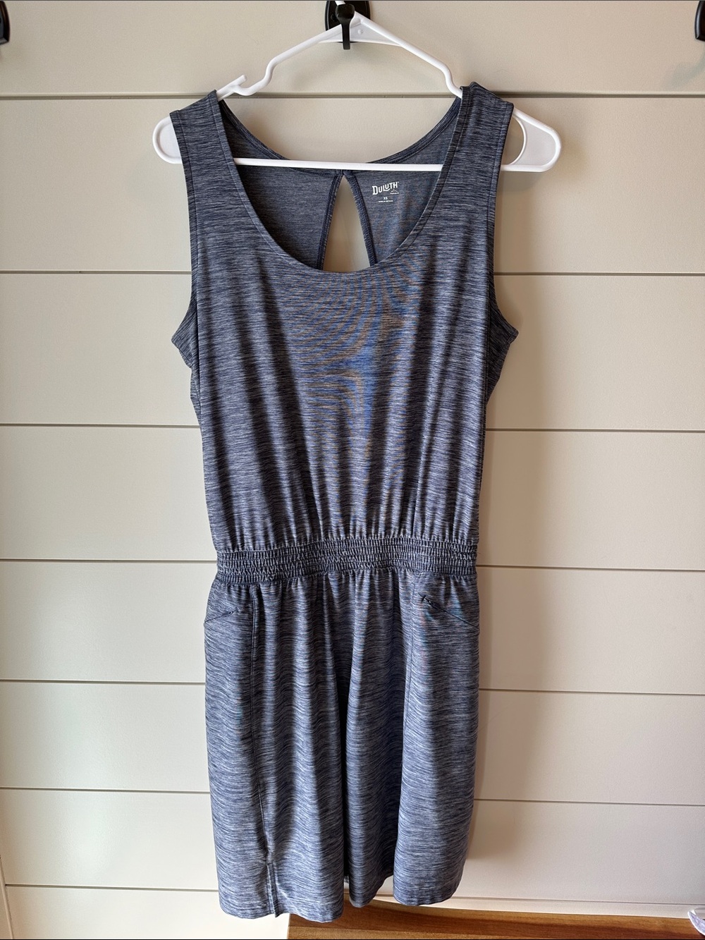 Duluth Trading Co Armachillo Sleeveless cooling dress with built in shorts
